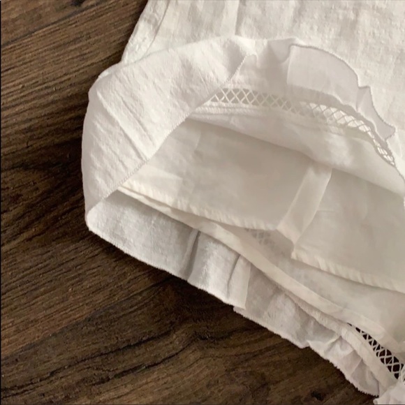 Beautiful Summer White Flutter Romper - Picture 6 of 6